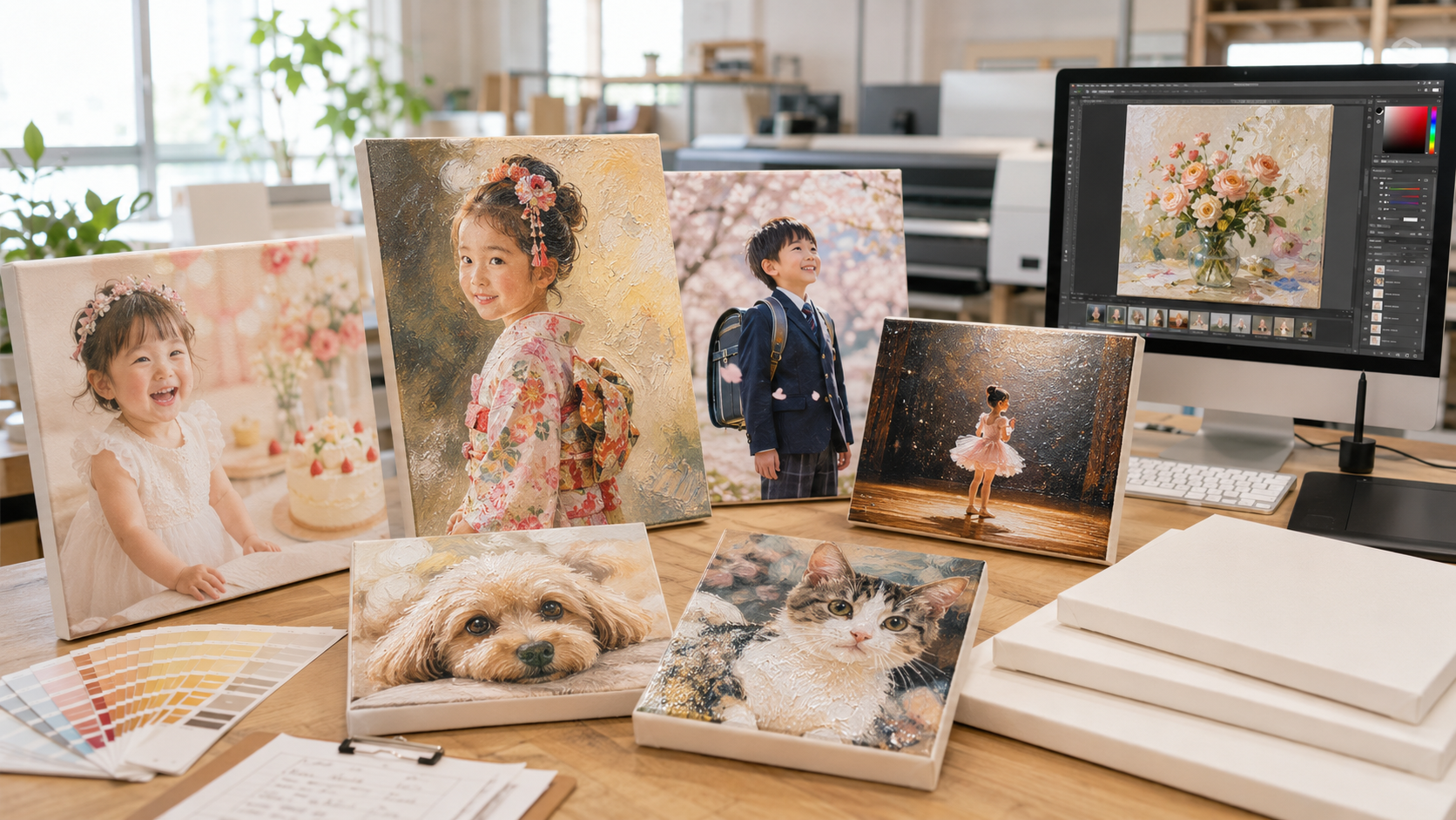 写真を“飾れる一枚”にするキャンバスプリント